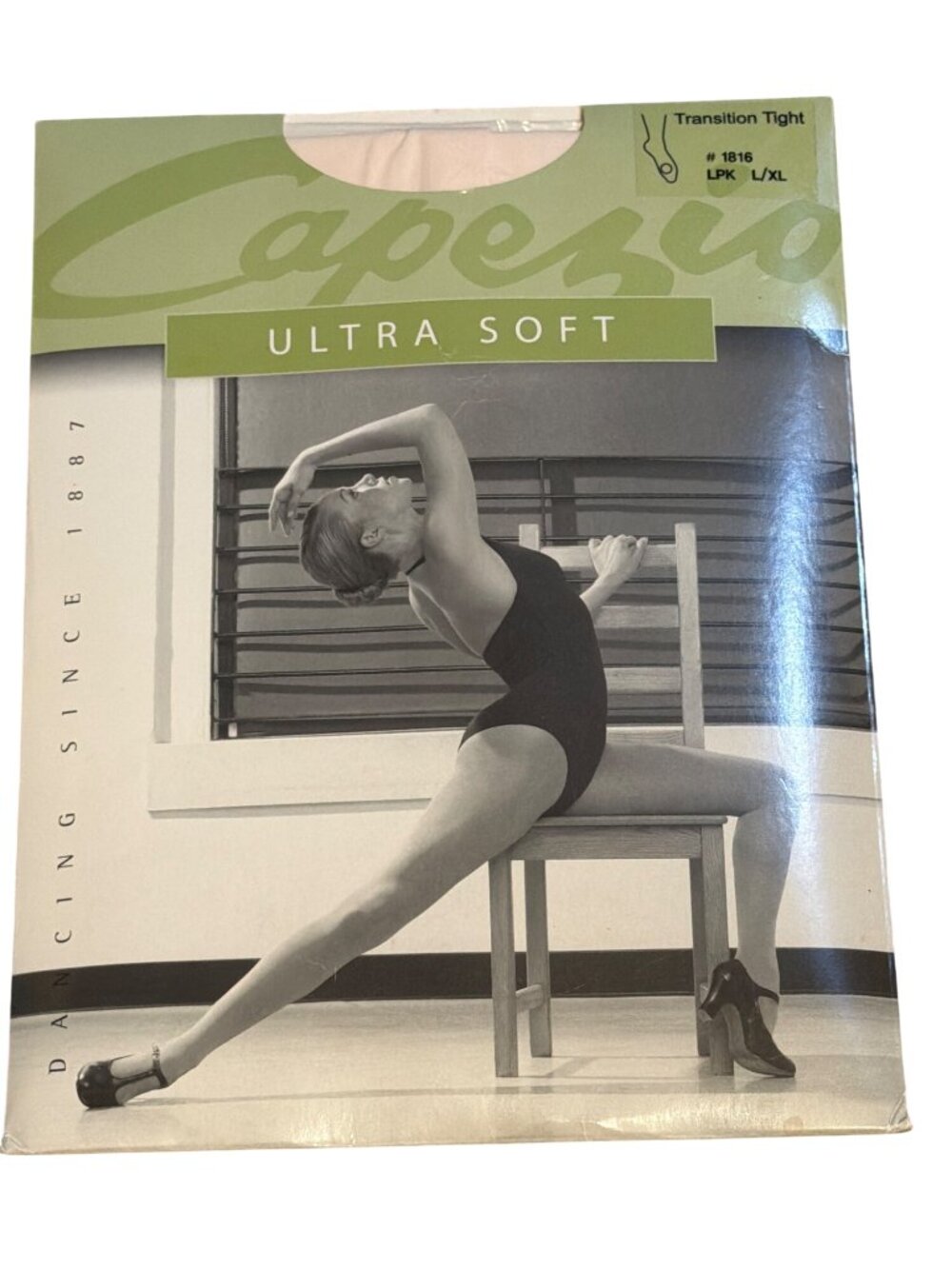 Capezio Ultra Soft Transition Tights Matte Semi-Opaque Style 1816 Pink L/XL